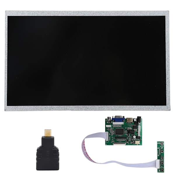 Driverkort til Raspberry Pi LCD 1024x600 Opløsning Computer Tilbehør 10,1in