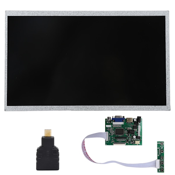 Ohjainlevy Raspberry Pi LCD:lle 1024x600 resoluutio Tietokoneen lisävarusteet 10,1 tuumaa
