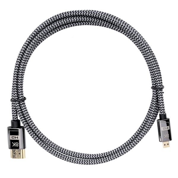 Micro-kabel konvertering HDMI til HDMI HD-video flettet net computerforbindelsestilbehør 1 meter