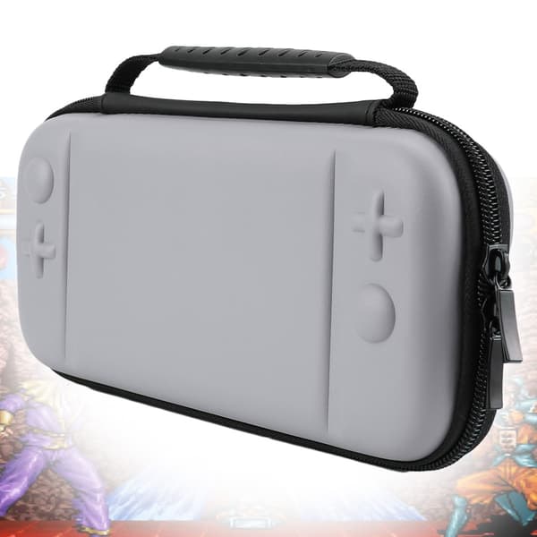EVA Hard Shell Spil Konsol Bære Taske Opbevaringsboks til Nintendo Switch Lite (grå)