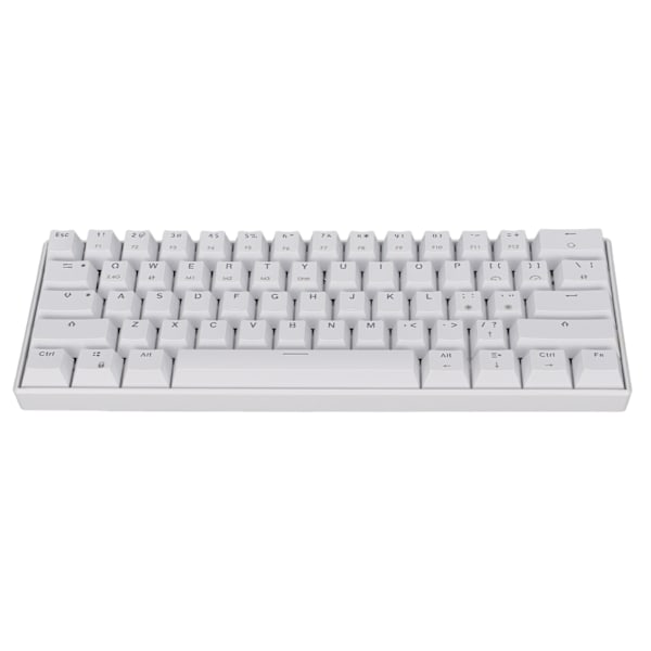 READSON Mekanisk tangentbord 61 tangenter 3 lägen Kompakt ergonomisk layout Spel tangentbord för arbete Studie Spel Svart axelkropp