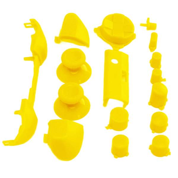 Full Game Controller Button Set Replacement Handles Accessories Kits för Xbox Series XYellow
