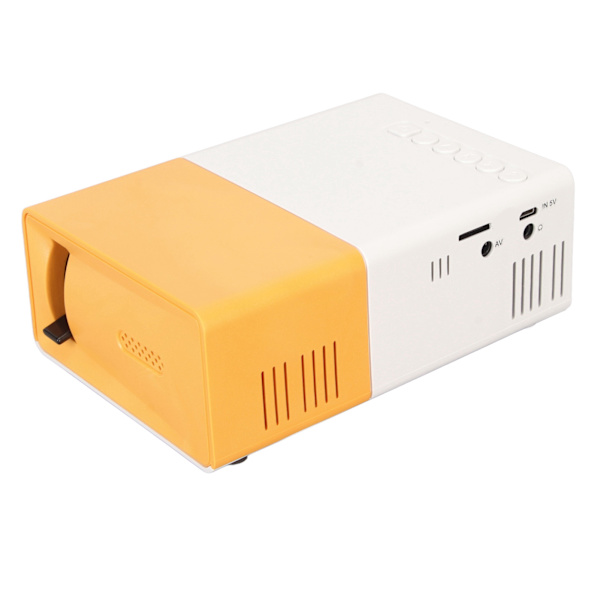 Mini-projektori TFT LCD 1080P, tukee AV VGA HD USB -kaukosäädintä, kannettava projektori toimistoon perheelle 100-240V