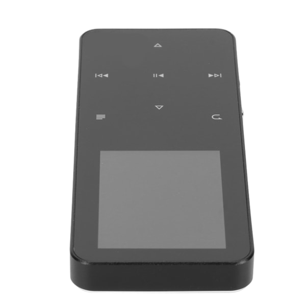 MP3-afspiller Bluetooth 4.2 1,8 tommer farveskærm Touch-knap Videoafspilning Bærbar musikafspiller med højttaler FM-radio Elektronisk bog Sort 64 GB