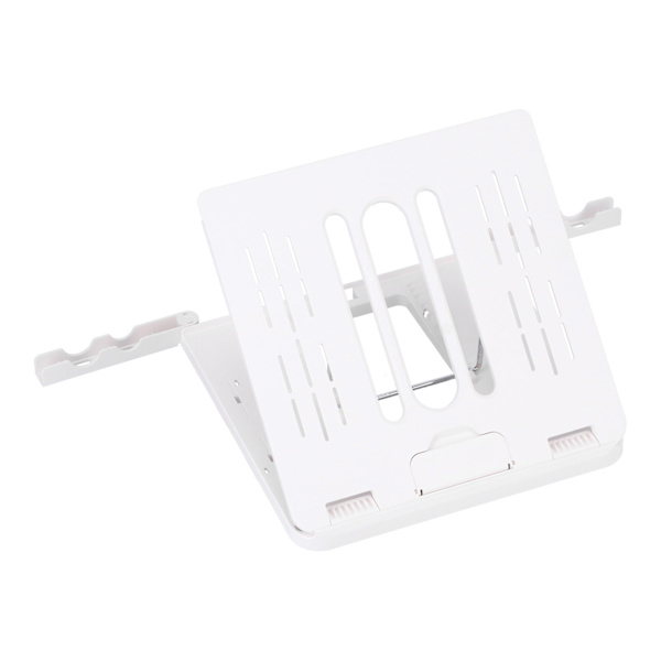 Tablet Stand Multifunksjonell Intelligent Løftbar Folding Varmespredningsbrakett for Bærbar PC Smarttelefoner Hvit