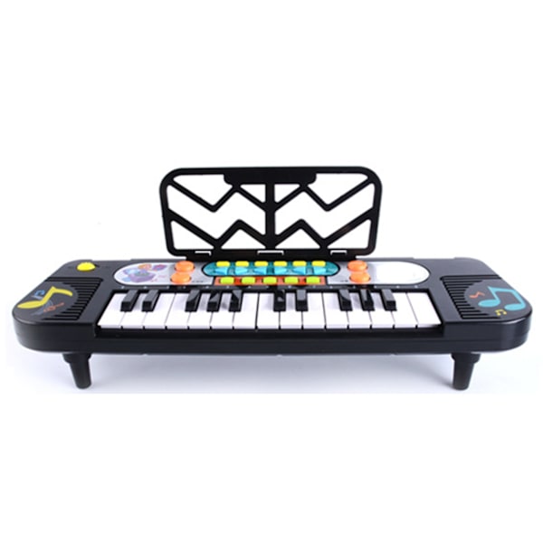 Elektrisk klaver til børn, begynder, elektronisk musik, læringskeyboard, bærbart instrument til tidlig læring with Sheets 25 Keys 11 Modes