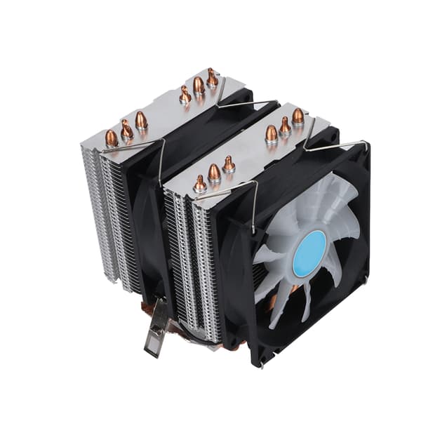 CPU-køleventilator 6 Ren Kobber Stum Varmeafledning Computer Radiator til Udstråling