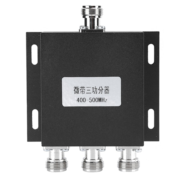 3 i 1 Power Divider Aluminiumlegering 400-470MHz Frekvens 50W Används för Intercom System