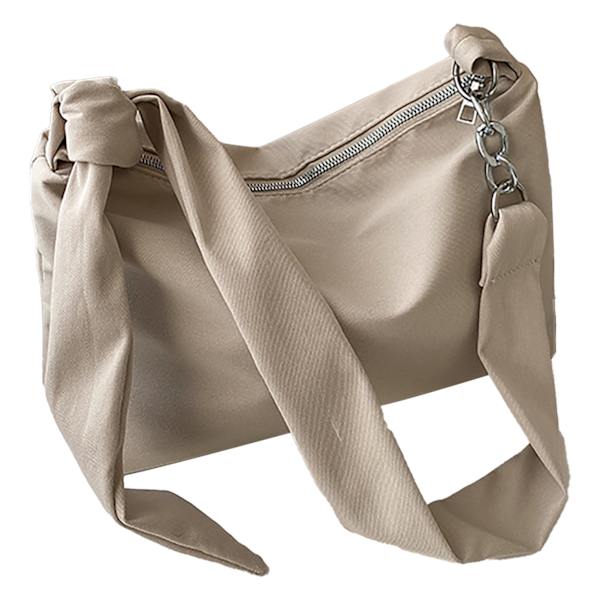 Kvinners Skulder Bag Stor Kapasitet Casual Lazy Style Messenger Bag for Skole Arbeid Gratis Størrelse Beige