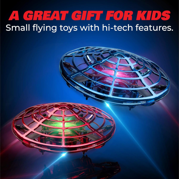 Håndbetjent drone til børn eller voksne håndfri håndssensor mini drone, let indendørs lille UFO-legetøj Flyvende bold Drone-legetøj til drenge og piger (pink)