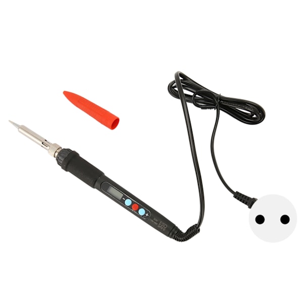Digital Lödkolv Kit Universell Elektrisk Lödkolv med LCD-skärm för 3D-skrivartillbehör 110‑240V Digital Lödkolv EU-kontakt