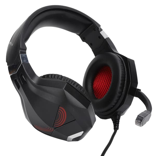 G319 Computer Headset med led-lys, kablet gaming-headset med mikrofon til PS4