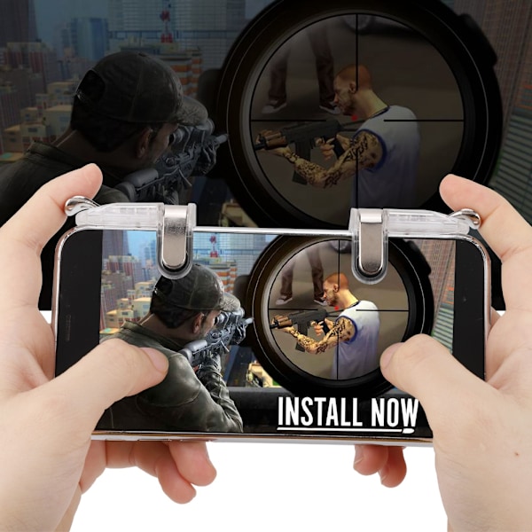 Mini Game Controller Trigger Mobiltelefon Spil Joystick Sigte Genvej Knap Shooter