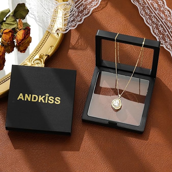 Diamanthalsband för kvinnor - Smalt halsband 14k guldpläterat halsband Enkelt guldförtrollnings smycke för kvinnor