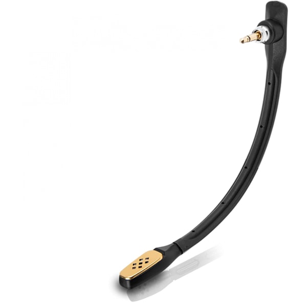 Til A40-mikrofon, mikrofonudskiftning til Astro A40 / A40 TR-gamingheadset på PS5, PS4, Xbox One, pc, Mac, telefon, støjreducerende 3,5 mm guld