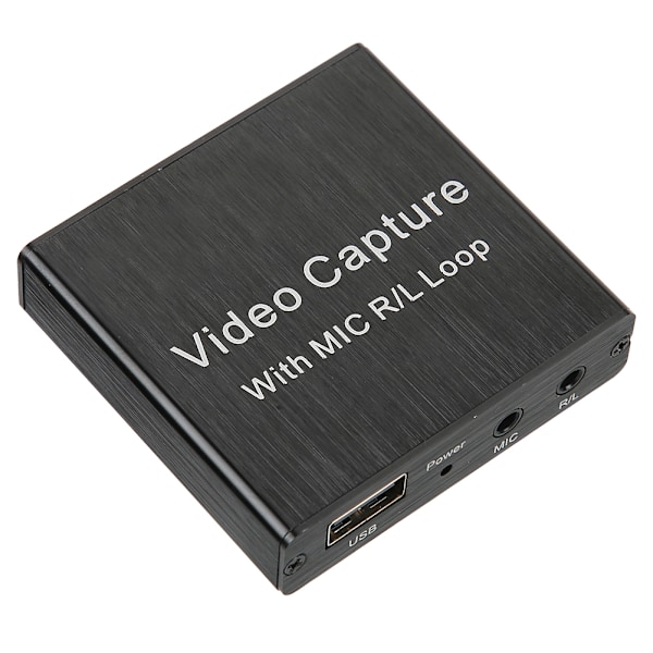 USB 2.0 Videokort HDMI 1080 Videoinspelningsbox 3.5MIC Spel Sändningsuppsamlare