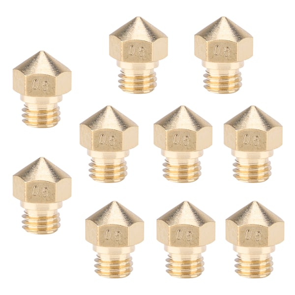 10PCS MK10 Extrudermunstycke för Makerbot 2 CTC för Dremel Wanhao i3 Flashforge 3D-skrivare