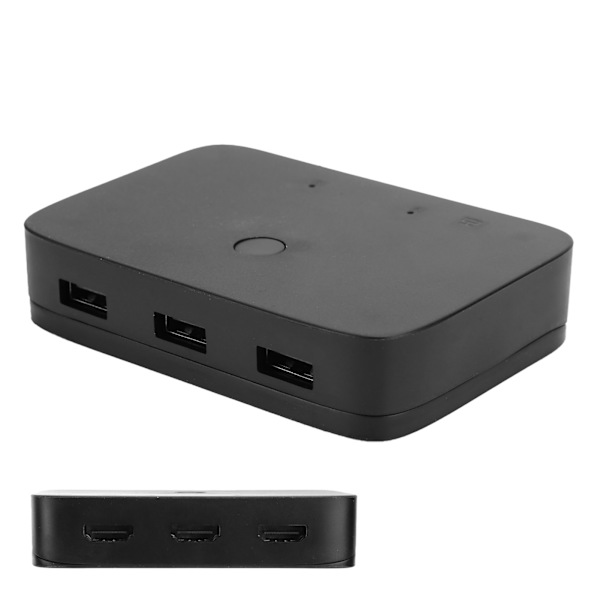 HDMI KVM-switchbox 4K USB-splitter ABS 2-port PC delning tangentbord mus skrivare