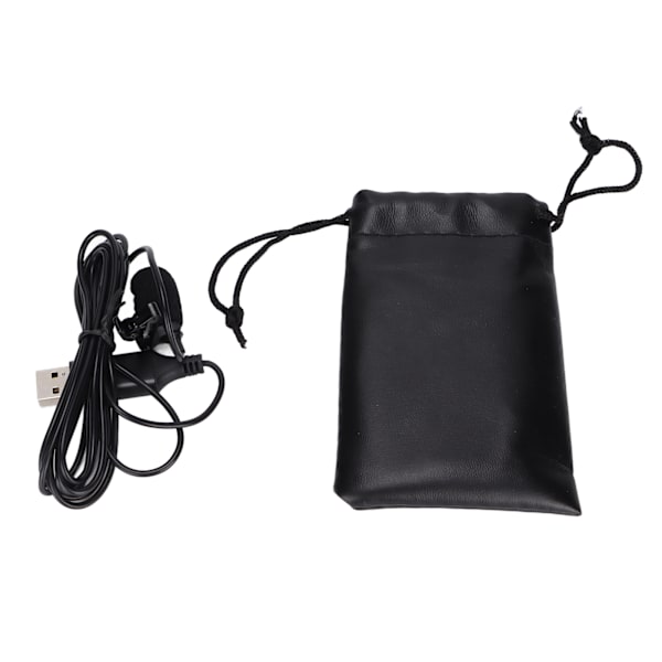 Bærbar reversmikrofon med klips på, mini reversmikrofon med USB-interface til mobiltelefoner og kameraer
