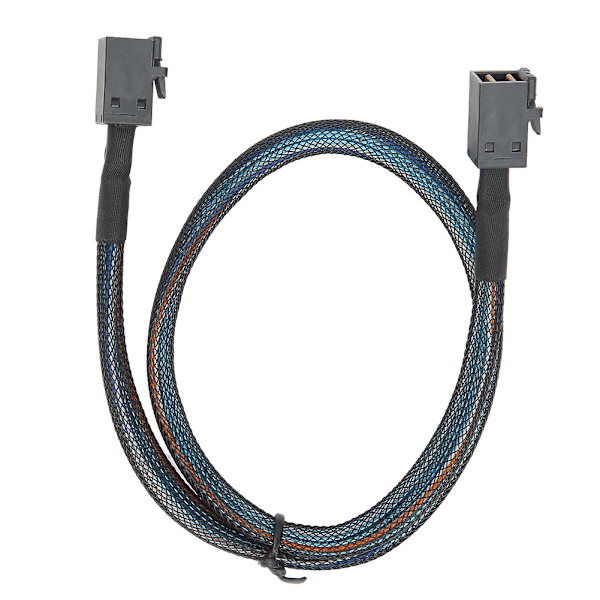Adapterkabel Data Cord SFF-8643 till SFF8643 H0106 Server Inbyggd Mini SAS HD36P Nylon Flätad (0,5 meter)