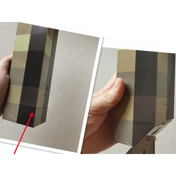 Pixels Brownstone Fakkel Lys til Montering på Væg eller Håndholdt USB Genopladelig 11 Tommer LED Væg Fakkel Soveværelse Stue Spil