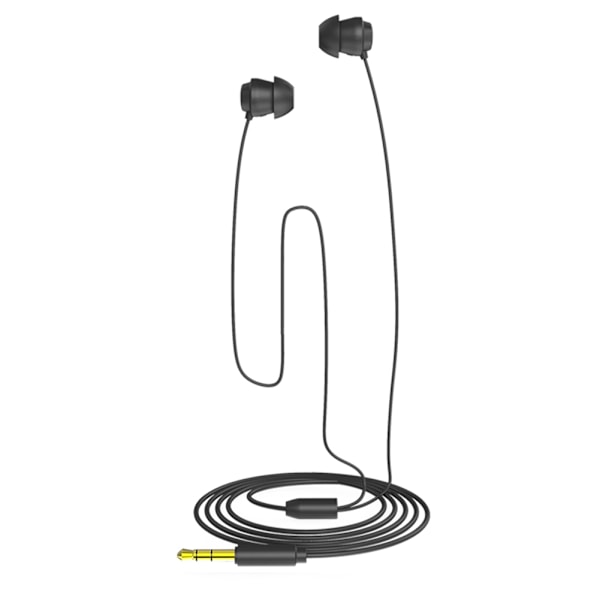 Trådade 3,5 mm sömnlurar stereo in-ear brusreducerande hörlurar