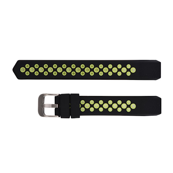 Silicone Replacement Strap for Fitbit Alta/Fitbit Alta HR Smart Watch Bracelet Black And Green