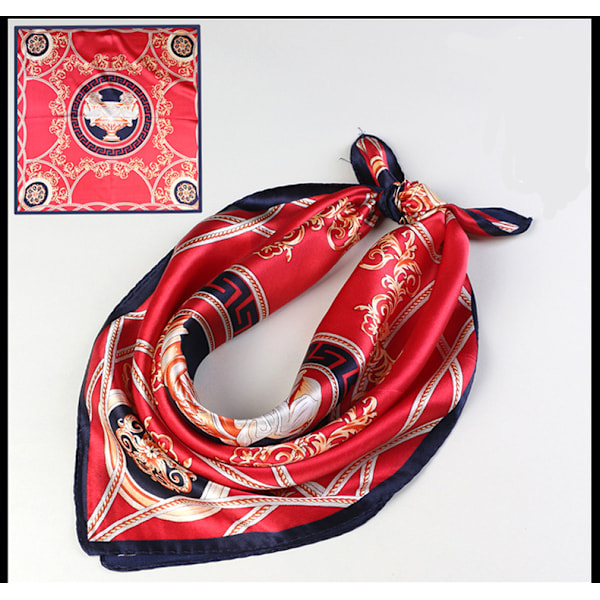 AVEKI Silk Feeling Head Scarf Fashion Satin Hair Scarf Square Scarves for Women Gifts 20.8×20.8 inches, SR19