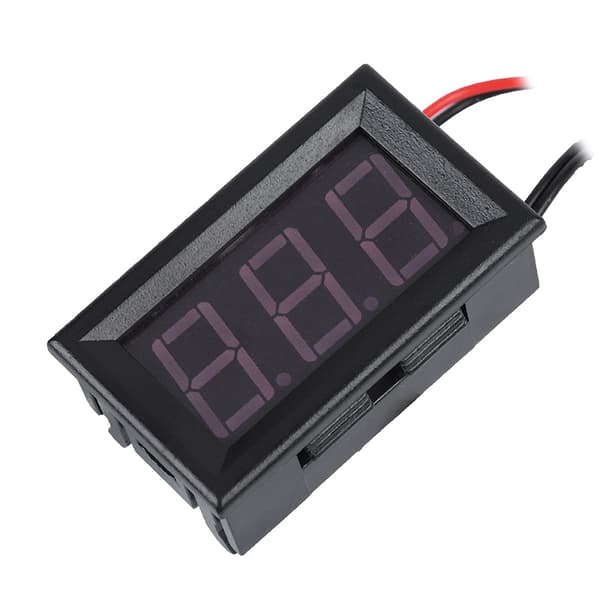 DC5-12V -50~110°C Digitalt temperaturdisplaymeter termometer med probe (blå)