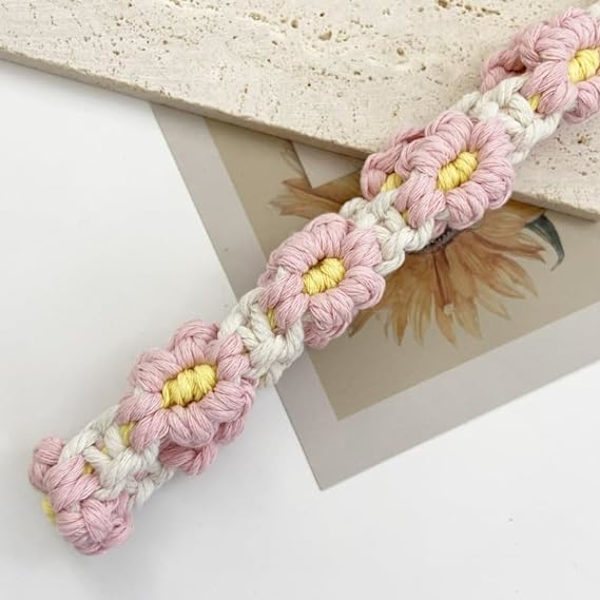 Nøkkelring Armbånd Nøkkelring Lommebok for Kvinner Bil Nøkkelring Armbånd Nøkkelring Dame Nøkkelring for Nøkler Pink