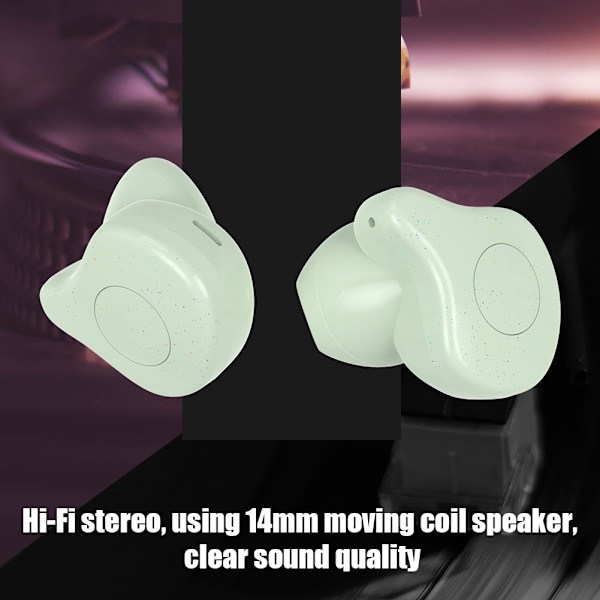 SABBAT X12 Pro Trådlösa Bluetooth-hörlurar In-ear-headset med inbyggd mikrofon Grön