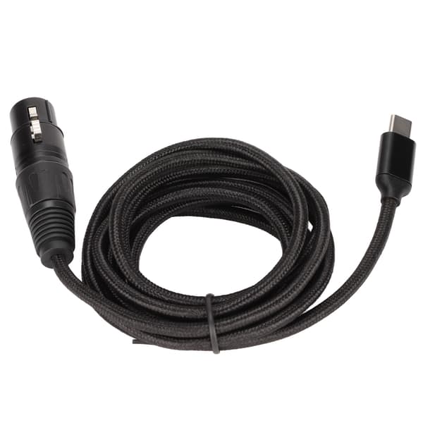 USB C - XLR naaraskabel met lage ruis HIFI Plug and Play USB C microfoon kabel voor Windows 2 meter/6.6ft