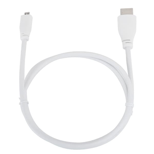 Micro HDMI-kabel til Raspberry Pi PVC-ledning Nikkelbelagt stik 19-benet 1 meter Computertilbehør