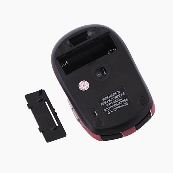 Bærbar trådløs smart Bluetooth-mus til spil til pc, bærbar computer/stationær computer, rød