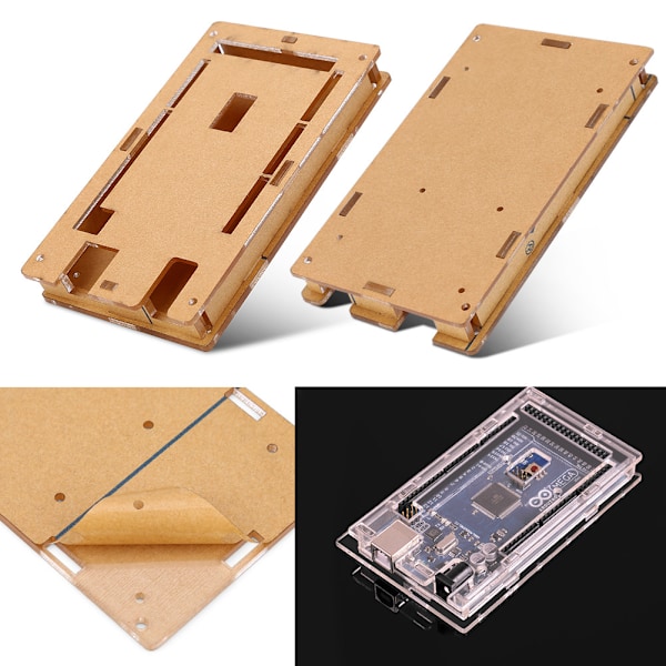 Transparent akrylbeskyttende deksel for kabinettboks for Arduino MEGA 2560 R3