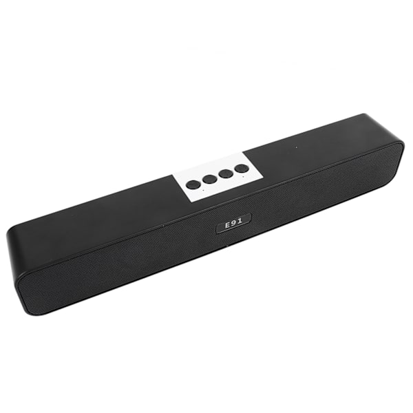 Datamaskin Bluetooth-høyttaler Stereo Høy Volum Rustfritt Stål Bærbar Høyttaler med Lys for Hjemmefest