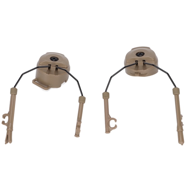Hjälm Arc Rail Adapter Headset Hållare Upphängningshörlurar Fäste för Comtac I II för MSA för Sordin HeadsetBrun