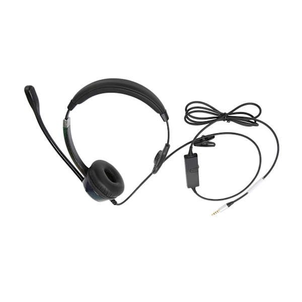 Telefon Headset Professionel Støjreducerende Single Ear Kundeservice Headset til Call Center Kontor Enkelt 3,5mm Interface