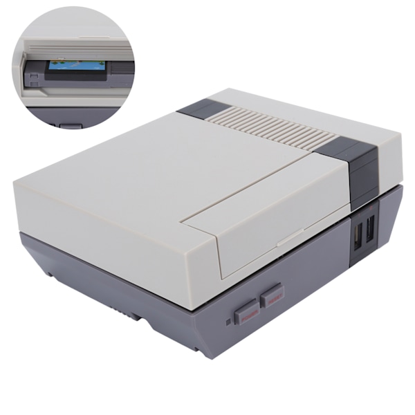 Vintage-pelikonsolin kotelo Raspberry Pi 4B:lle Sammutus Nollaus Käytä SSD-koteloa 100-240VUS-pistoke