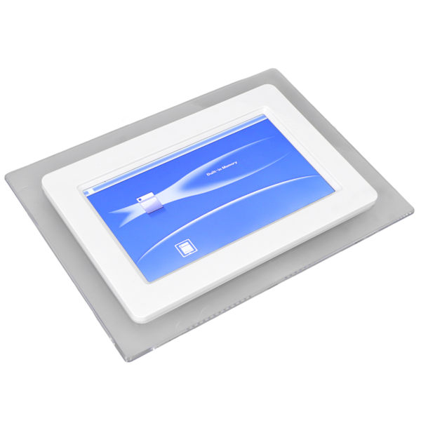 7 tums digital fotoram 800x480 enkel funktion höger vinkel elektronisk videofotoram vit 100‑240V EU-kontakt