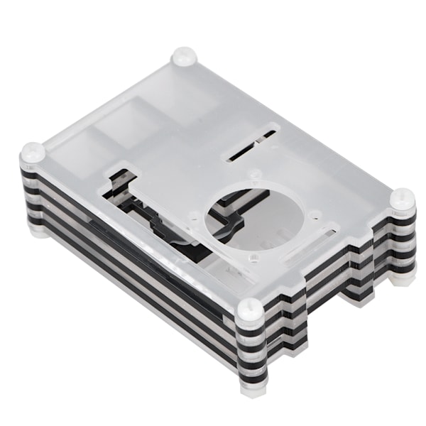 9-lags skall for Raspberry Pi 3B+/3B/2B Rask varmeavledning Rask varmeapparat