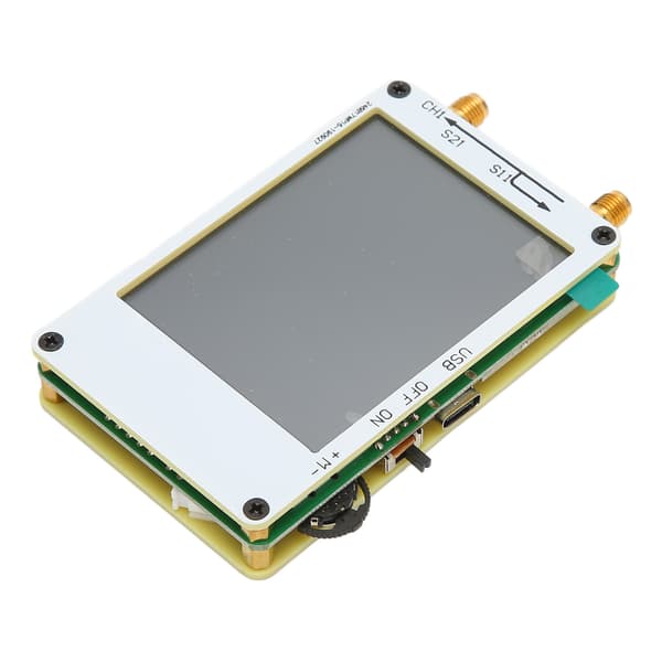 Til NanoVNA Vector Network Analyzer 2,8 tommer Touch Screen MF HF VHF UHF Antenneanalysator Hvid