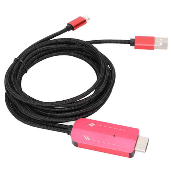 Videoadapterkabel IOS-grensesnitt til High Definition Multimedia Interface 1080P High Definition videokonverterkabel