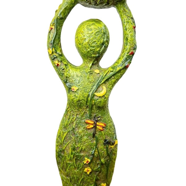 Polyresin T-lys Holder Nurturing Goddess