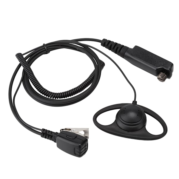 Bärbar öronmussla headset för walkie talkie tvåvägsradio öronmussla mikrofon för STP8000