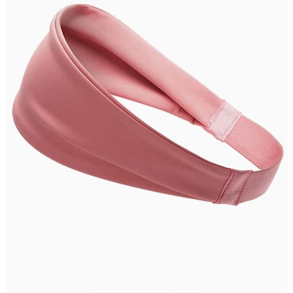 Sports svetteabsorberende pannebånd Løping Fitness pannebånd Hodebånd Ny basketball Herre- og dame vår- og sommer sports pannebånd Light Pink