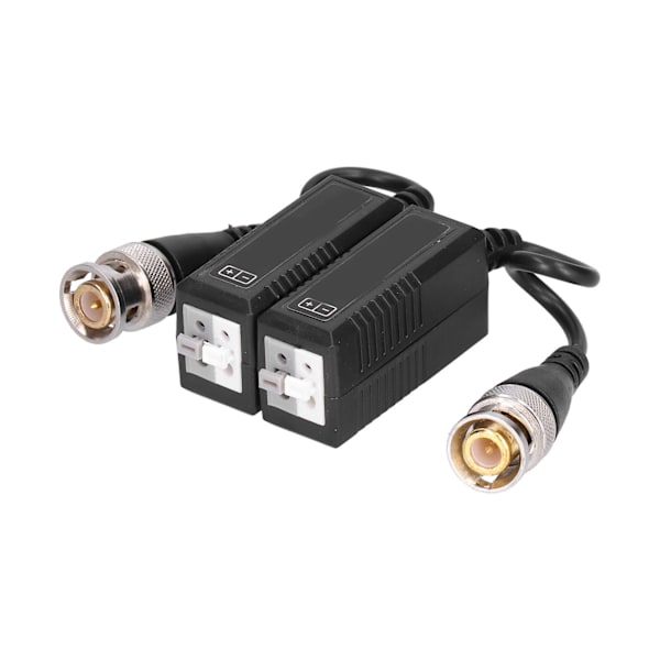 2 st vridna par-sändare 1080P AntiInterference Låg förlust Singel Passiv BNC-kontakter för AHD/HDCVI/HDTVI-signal