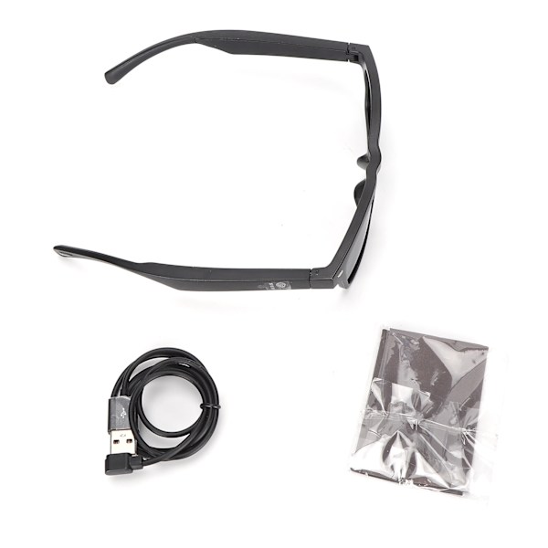 Smarta ljudsolglasögon AntiBlue Polarized Audio Solglasögon med Open Bone Conduction Hörlurar(Polariserat Ljus )