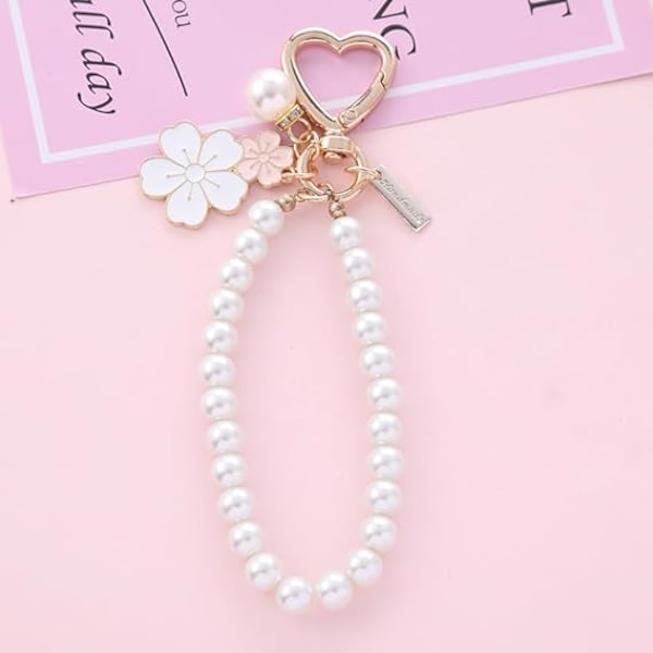 Nøkkelring Armbånd Nøkkelring Lommebok for Kvinner Bil Nøkkelring Armbånd Nøkkelring Dame Nøkkelring for Nøkler Pink