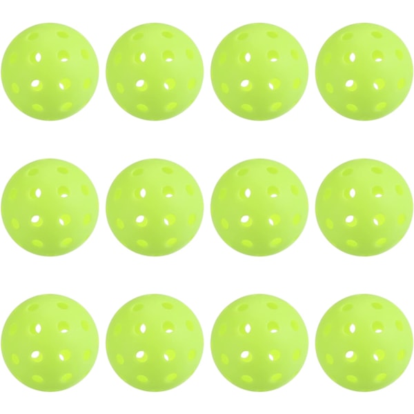 Pickleballbollar för utomhusbruk, 40 hål Pickleball USA Pickleball Approved (USAPA) Pickleballbollar för inomhus- och utomhussporter